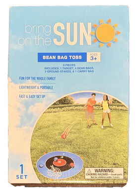 BEAN BAG TOSS Outdoor Games GAME BRING ON THE SUN AGES 3+ Kids Games Summer Fun